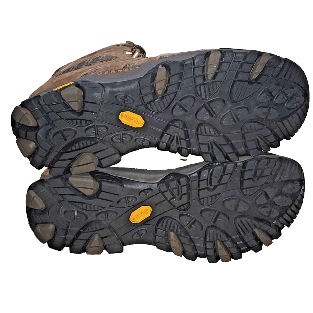 Merrell Moab 3 Mid Waterproof Hiking Boots Men's Earth Brown Shoes Size 11 M
